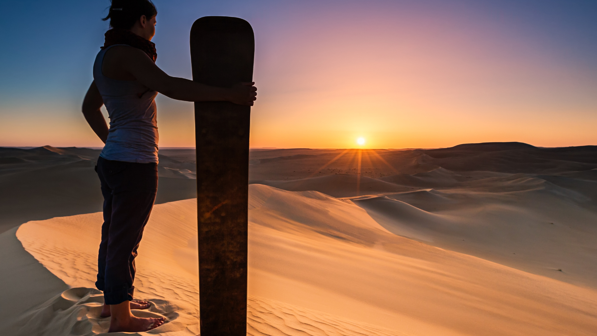 Au départ d'Agadir/Taghazout : Aventure en groupe dans le désert en surf des sables