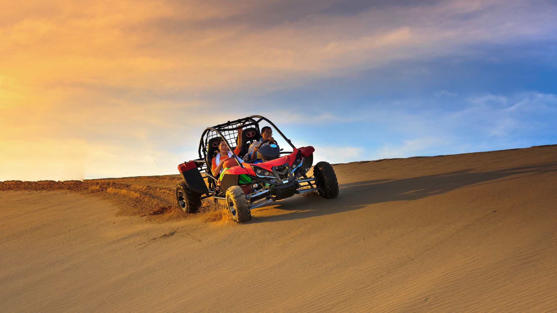Depuis Agadir ou Taghazout : excursion en buggy dans les dunes du désert