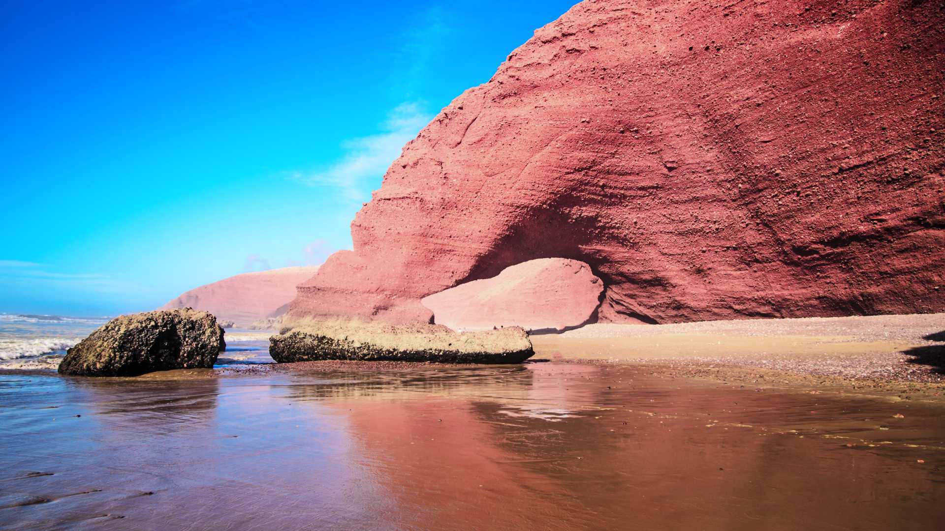 Au départ d'Agadir : Excursion à la plage de Legzira et à Tiznit avec déjeuner
